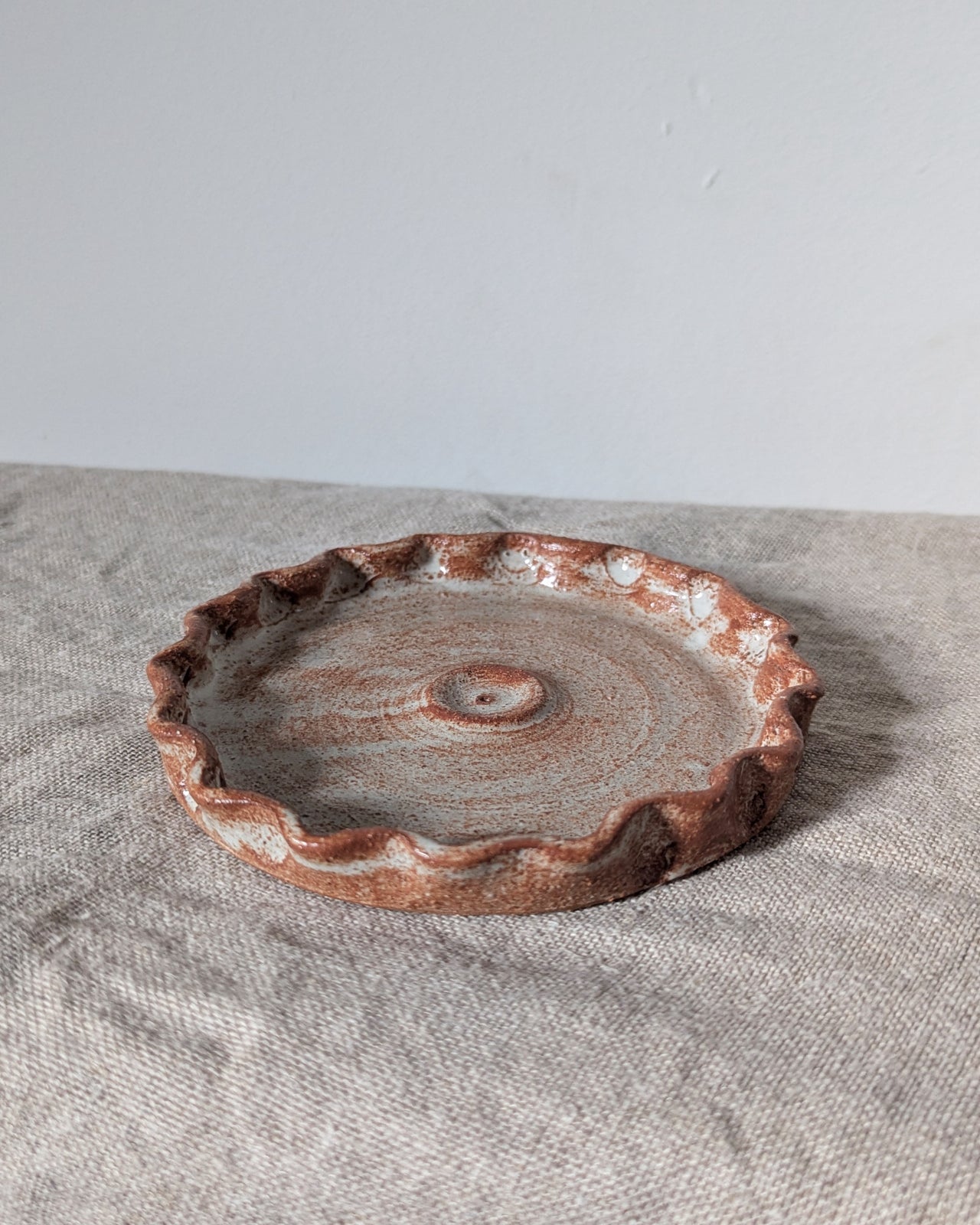 Frilly Edge Incense Holder #1