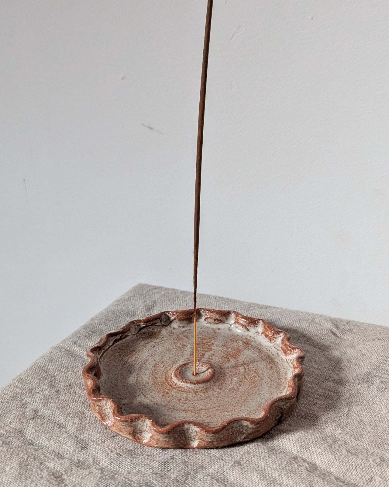 Frilly Edge Incense Holder #1