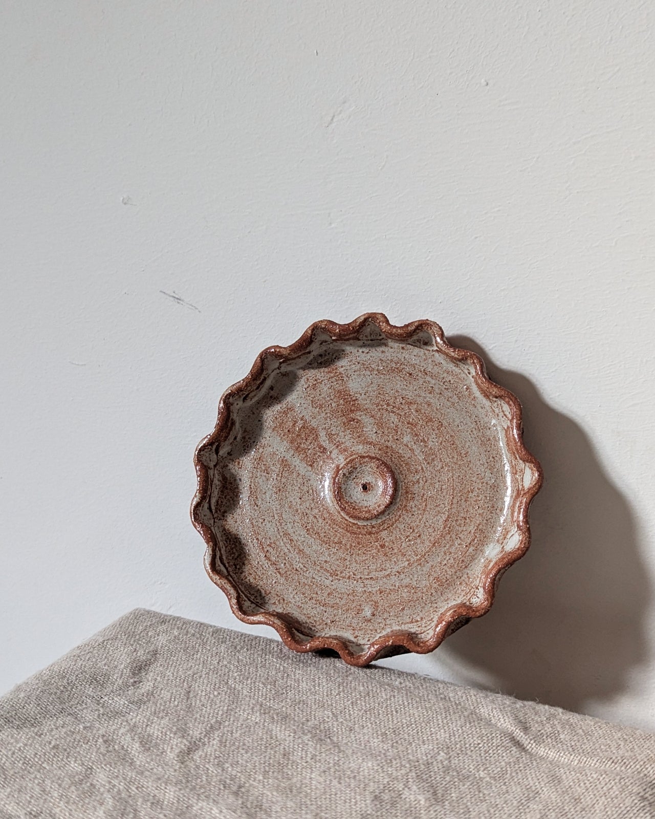 Frilly Edge Incense Holder #1