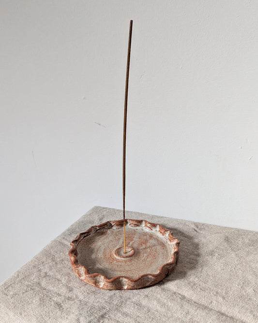 Frilly Edge Incense Holder #1